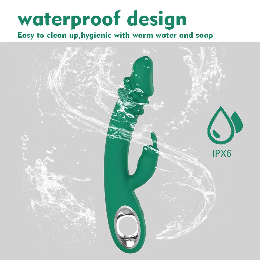 Rabbit Vibrator Waterproof Mute G Spot Vibrator Stimulation Massage Vibrators For Women