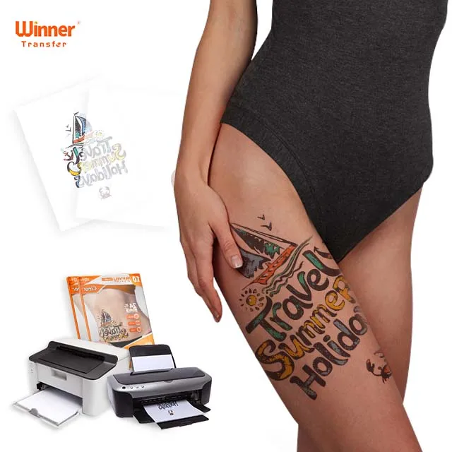 Winner Transfer Backing paper customization Compatible Classic clear tattoo paper roll for Tatoo DIY