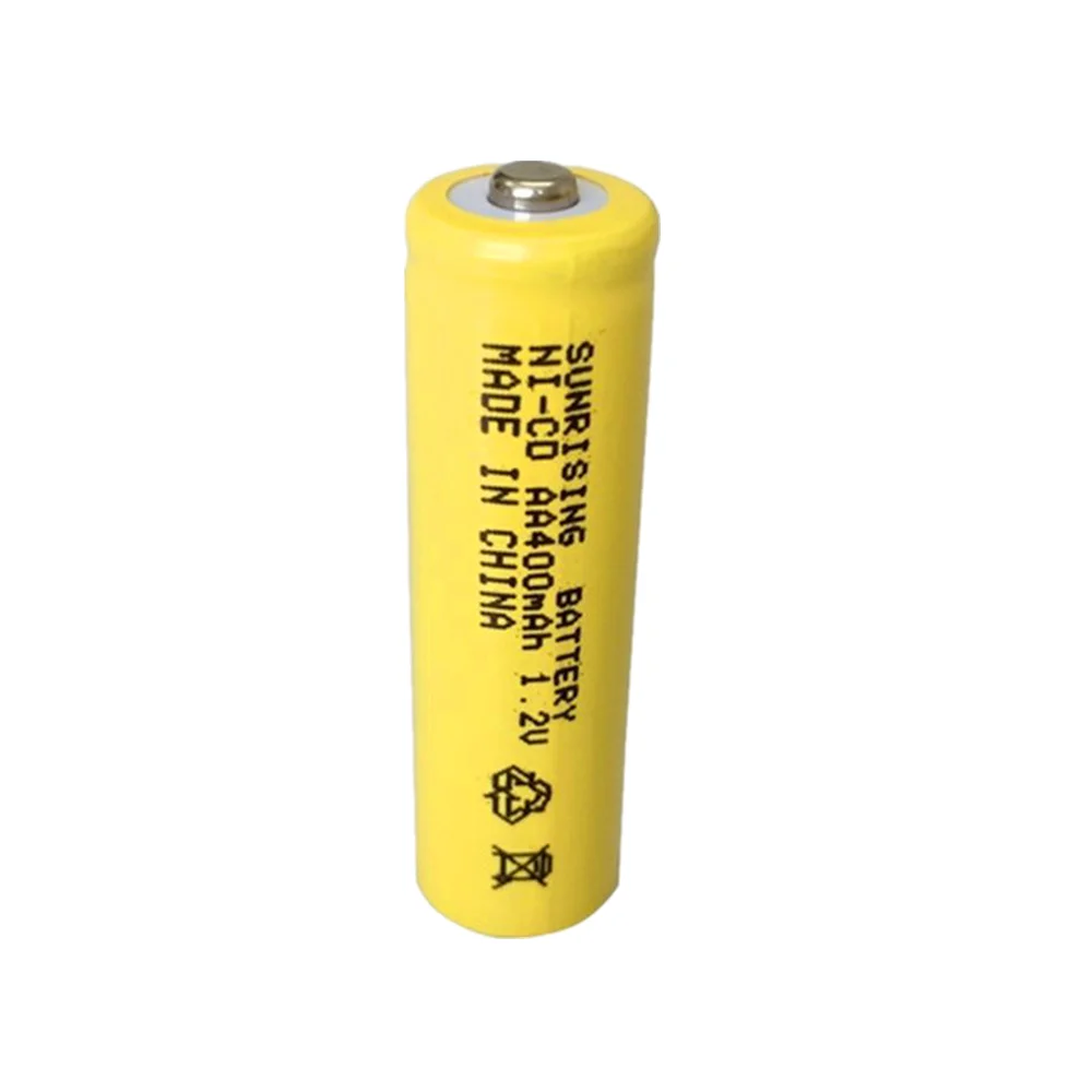 Ni-cd aa 400mah 1 2 V перезаряжаемая батарея