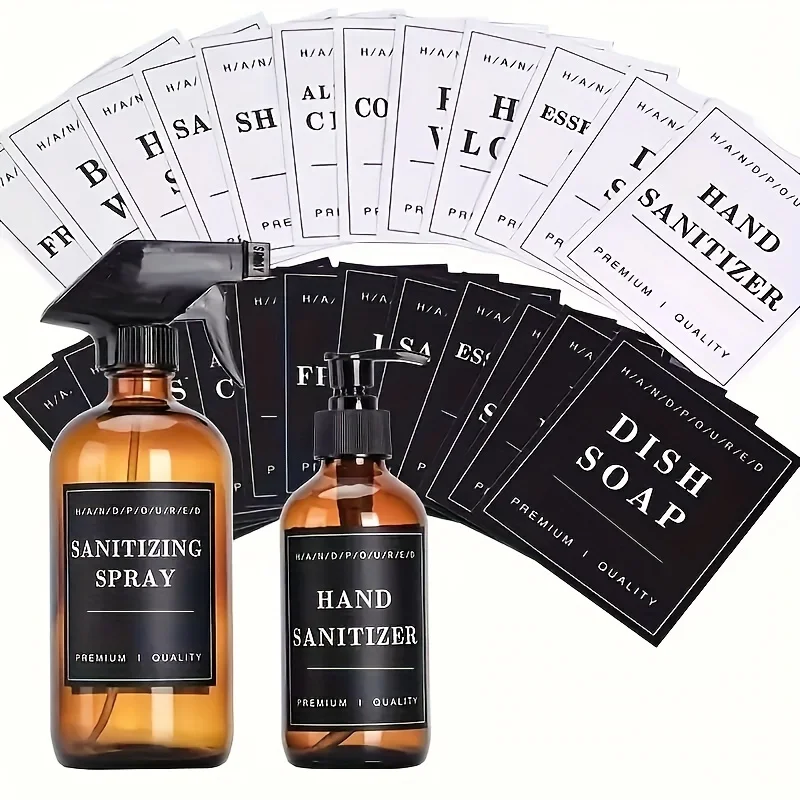 Custom Application Waterproof Adhesive Sticker Private Label Body Lotion and Tire Label