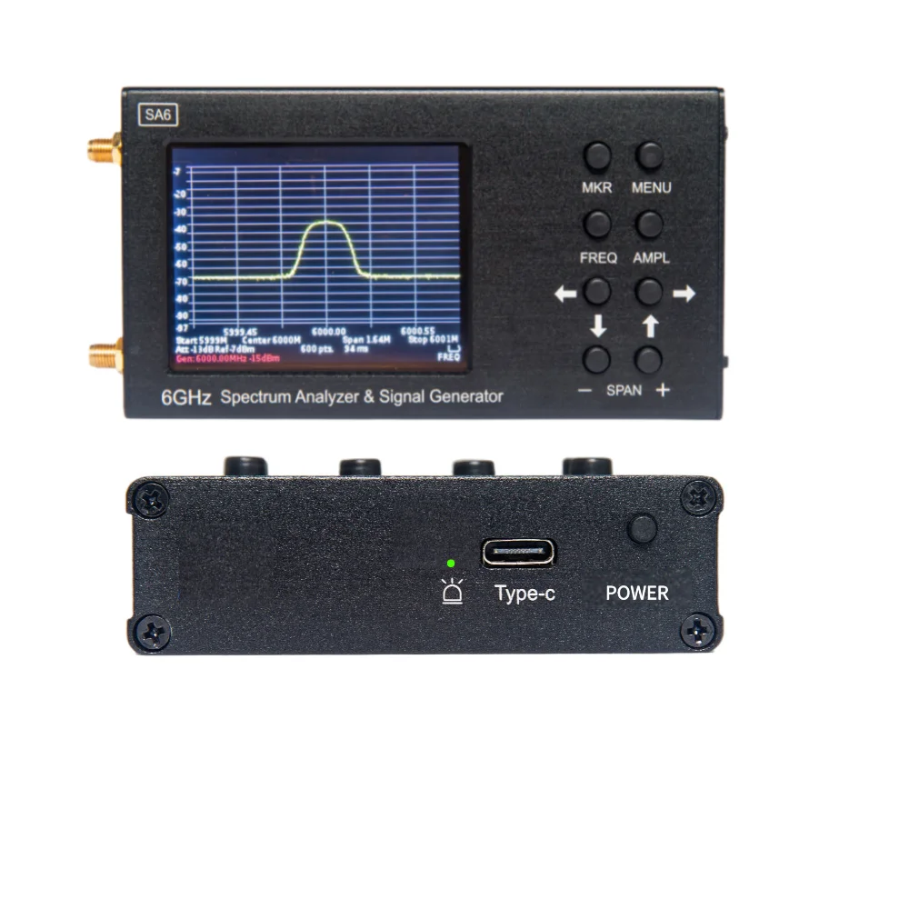 Анализатор спектра SA6 6 ГГц генератор РЧ-сигнала источник Wi-Fi 2G 4G LTE CDMA GSM Beidou