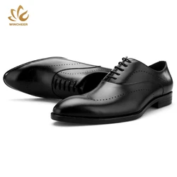 Роскошные деловые классические мужские туфли из натуральной кожи брендовые деловые мужские свадебные туфли