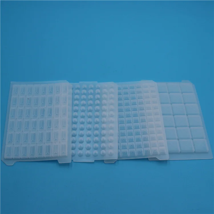 lab supplies 96 Deep Well Silicone PCR Plate Sealing Mat PCR Plate Cover