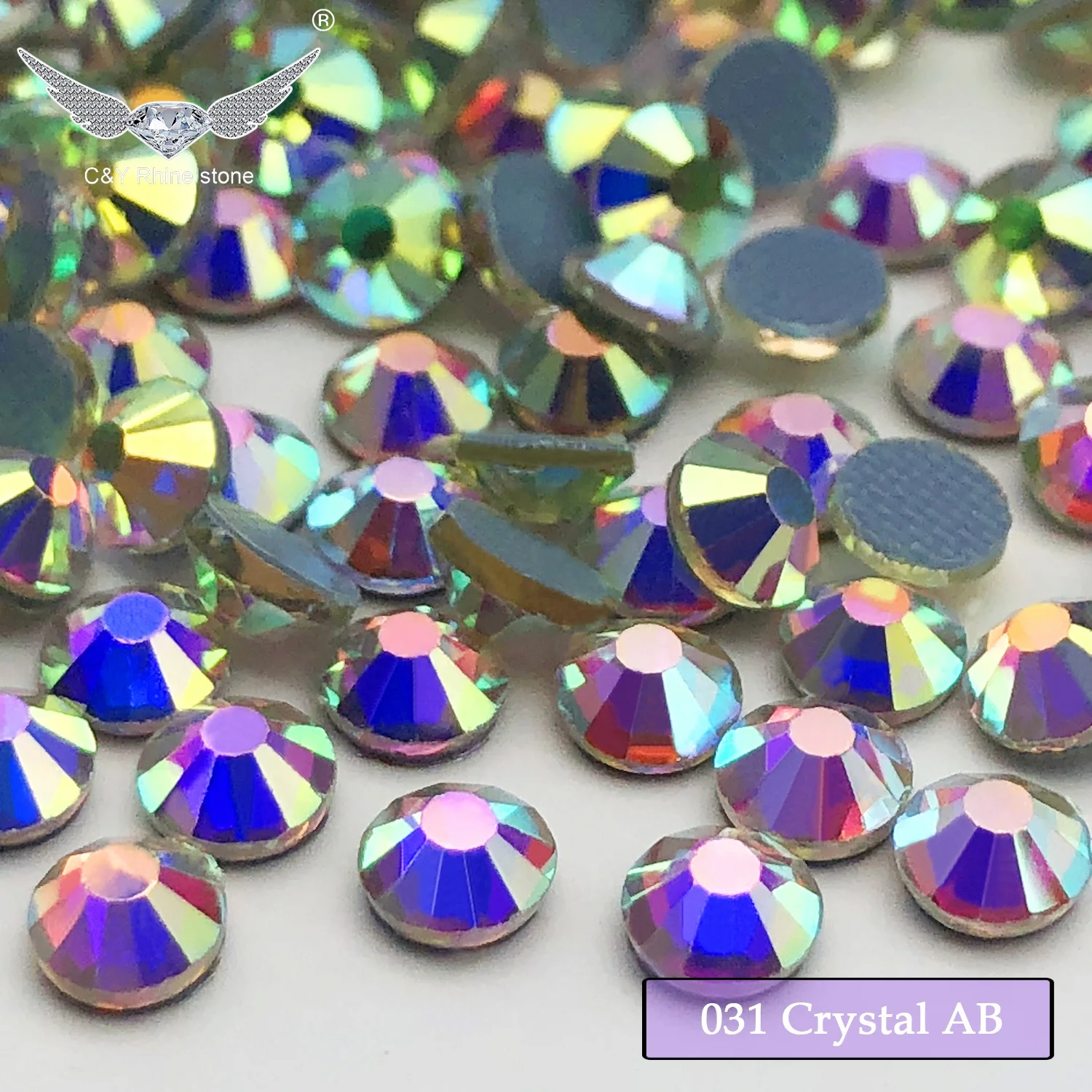 CY N1 Iron On Custom Rhinestone Heat Transfer Hot Fix Rhinestones Bulk Flatback Hotfix Rhinestones Wholesale