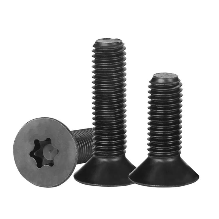 Carbon Steel Black Anti-theft Screw M2 M2.5 M3 M4 M5 Torx Screw