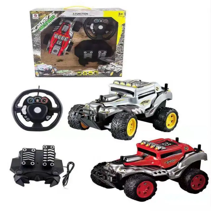 1/18 Scale Full Function Remote Control Rally Truck Car RC Rally with Off-road Crash Bar Vehicle Toys