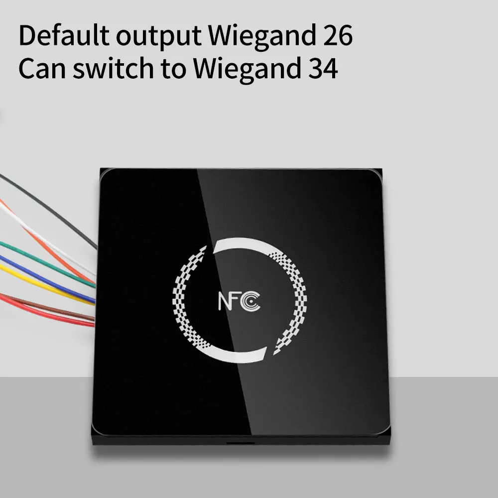 Ультра Thin125Khz + 13 56 МГц Rfid ID IC водонепроницаемый Dual Band Wiegand 26; Большие размеры 34-Slave считыватель Nfc читатель контроля доступа rfid