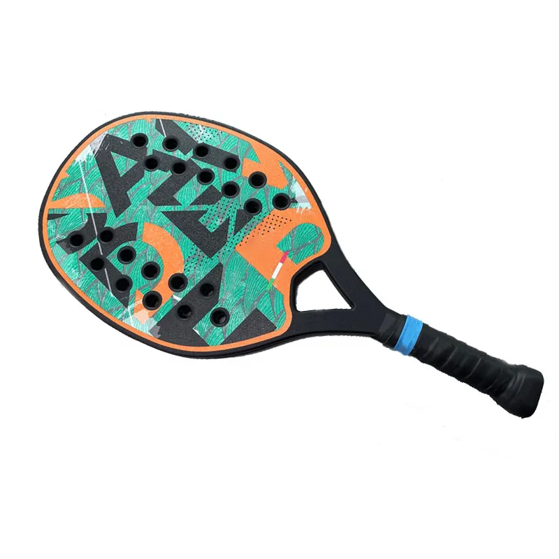 UNIKER SPORT Beach Carbon Paddle Racket with Soft EVA Core Tennis Racket Outdoor Indoor Sport