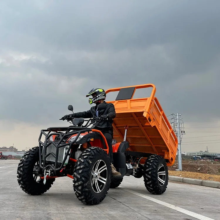 New four-wheel farmer ATV SUV four-wheel 300cc 4x4 four-wheel ATV with Trailer