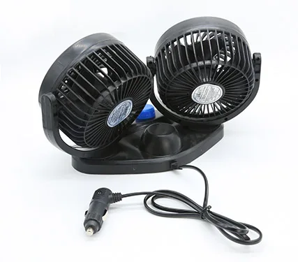 Двухсторонний автомобильный вентилятор 12 В, другие аксессуары для интерьера, автомобильный охлаждающий вентилятор, воздухоохладитель, вентиляция D/C 24 В, USB, свободная Регулировка вращения