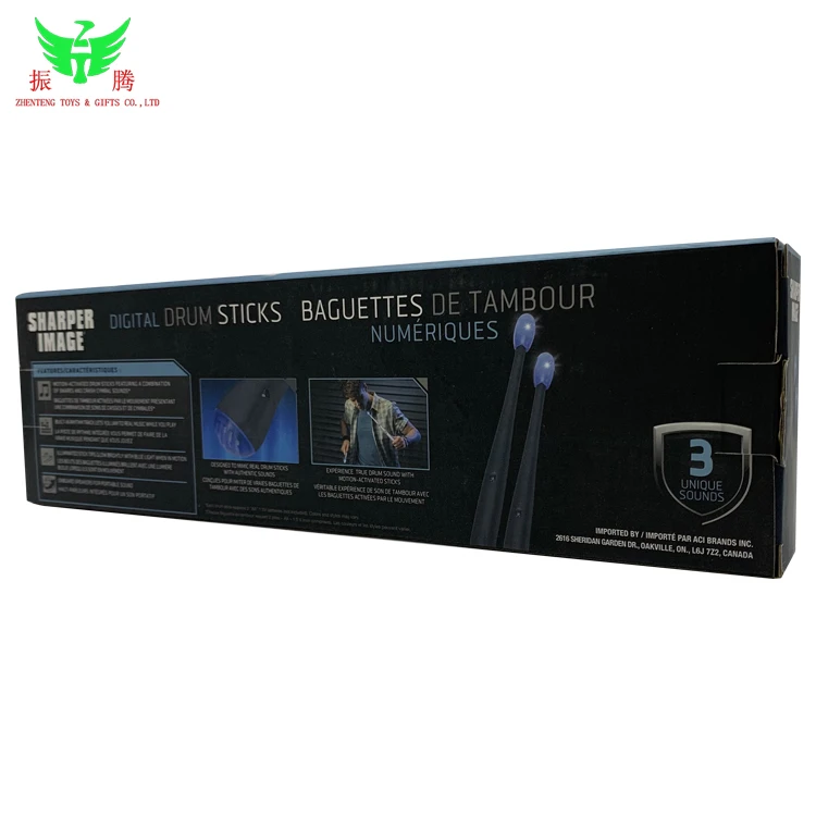 
Hot selling plastic toy musical instrument air drum stick digital jazz music drumsticks children best gift for early educational 