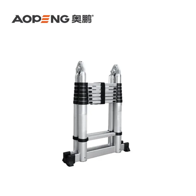 Пользовательский дизайн удлинительная алюминиевая складная телескопическая стремянка AP-509A-380