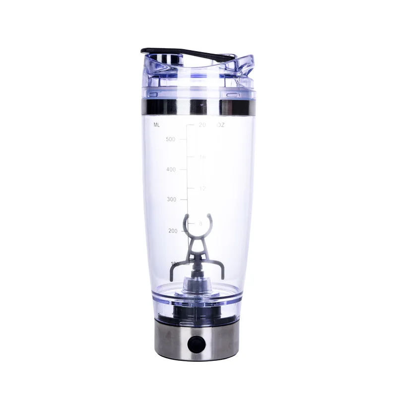 450ml Sports Shaker Cup USB Battery Powered Portable Outdoor Sports Protein Powder Electric Shaker Cup