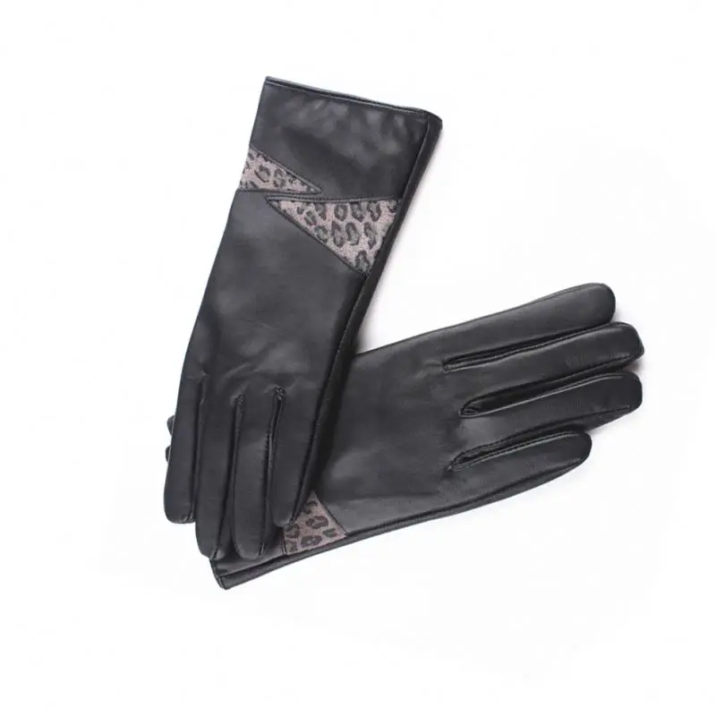 Manufacturers direct selling custom wholesale men leather gloves customized leather ski gloves