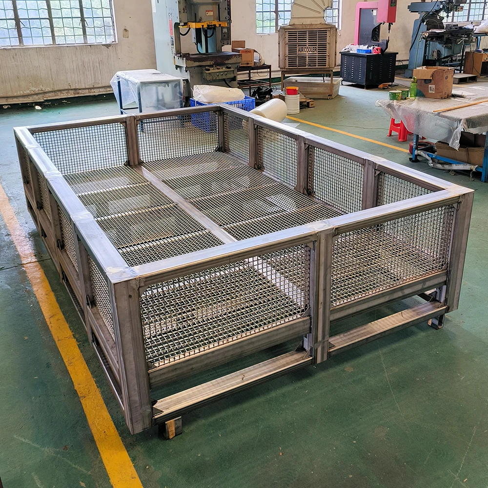OEM ODM China Customized Heavy Duty Metal Cage/Iron Frame Lift Cage Architectural Metal Products Sheet Metal Processing Factory