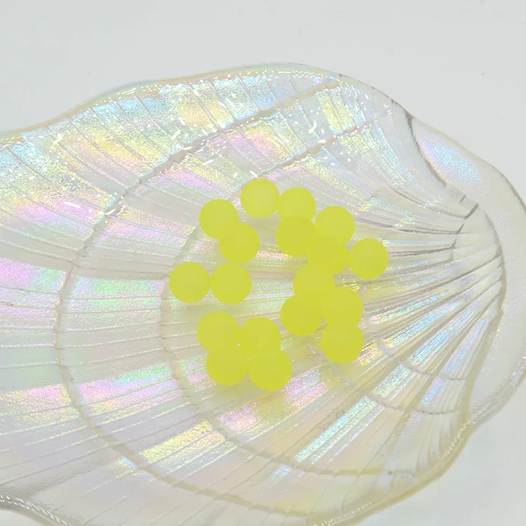 500g/bag Acrylic Non Porous Transparent Frosted Round Bead Plastic Matte Hazy DIY Decorative Slime Material with No Holes