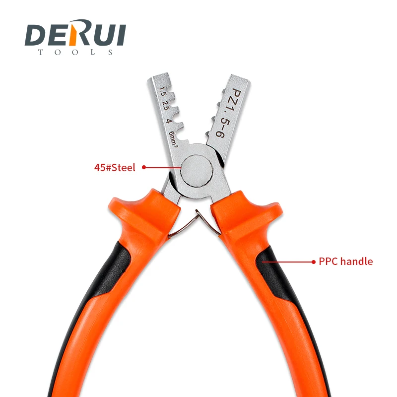 
PZ1.5-6 germany style small crimping plier for cable lugs 