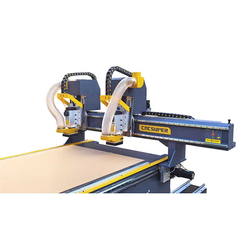 Four-Axis Wood Carving Machine 4 Axis 3 Axis 4*8ft 1300*2500mm 3d 1325 Atc Cnc Router Machine With Rotary Table