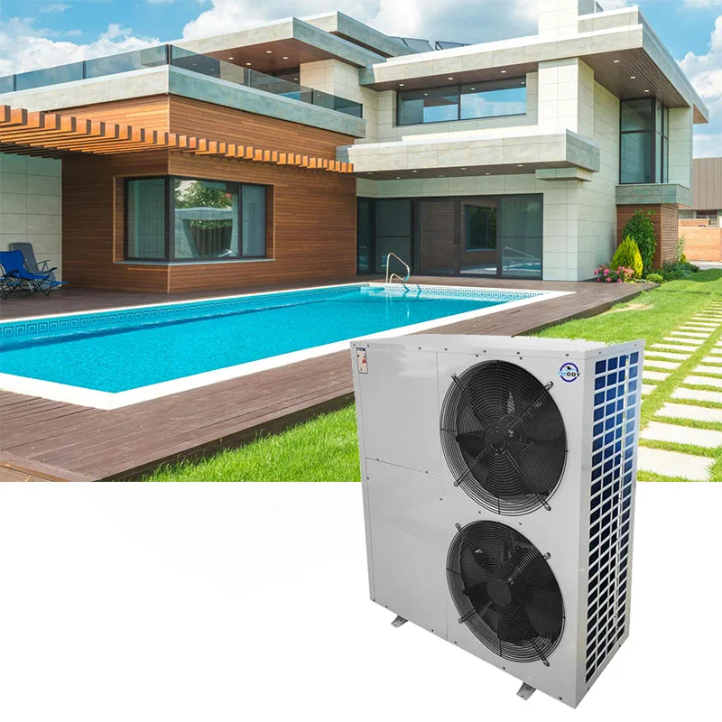 Pool air water heat pump inverter low temperature heat pumps for outdoor swim pool monoblock heat pump r290 dc inverter