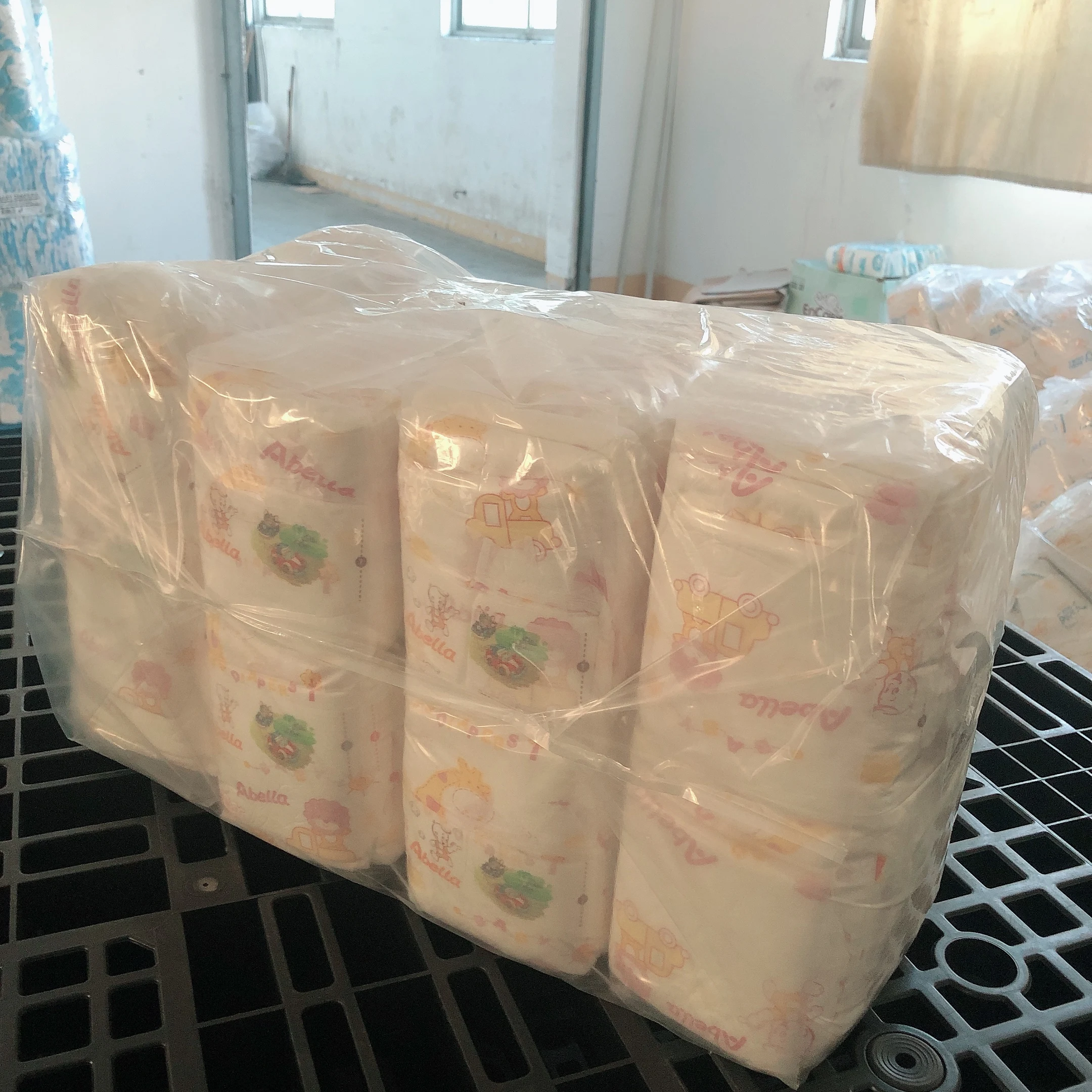 OEM Manufacturer Factory in China soft comfortable pe film/cotton film Top selling NOT B GRADE BABY DIAPER