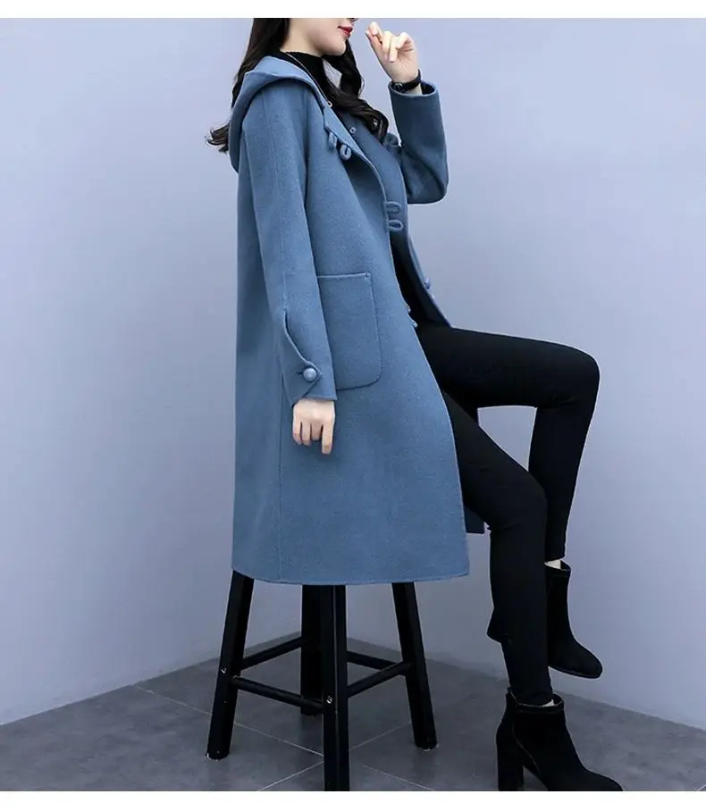 Wholesale Price European Medium-length sheep shearing coat overcoat coat for women Small-grained wool