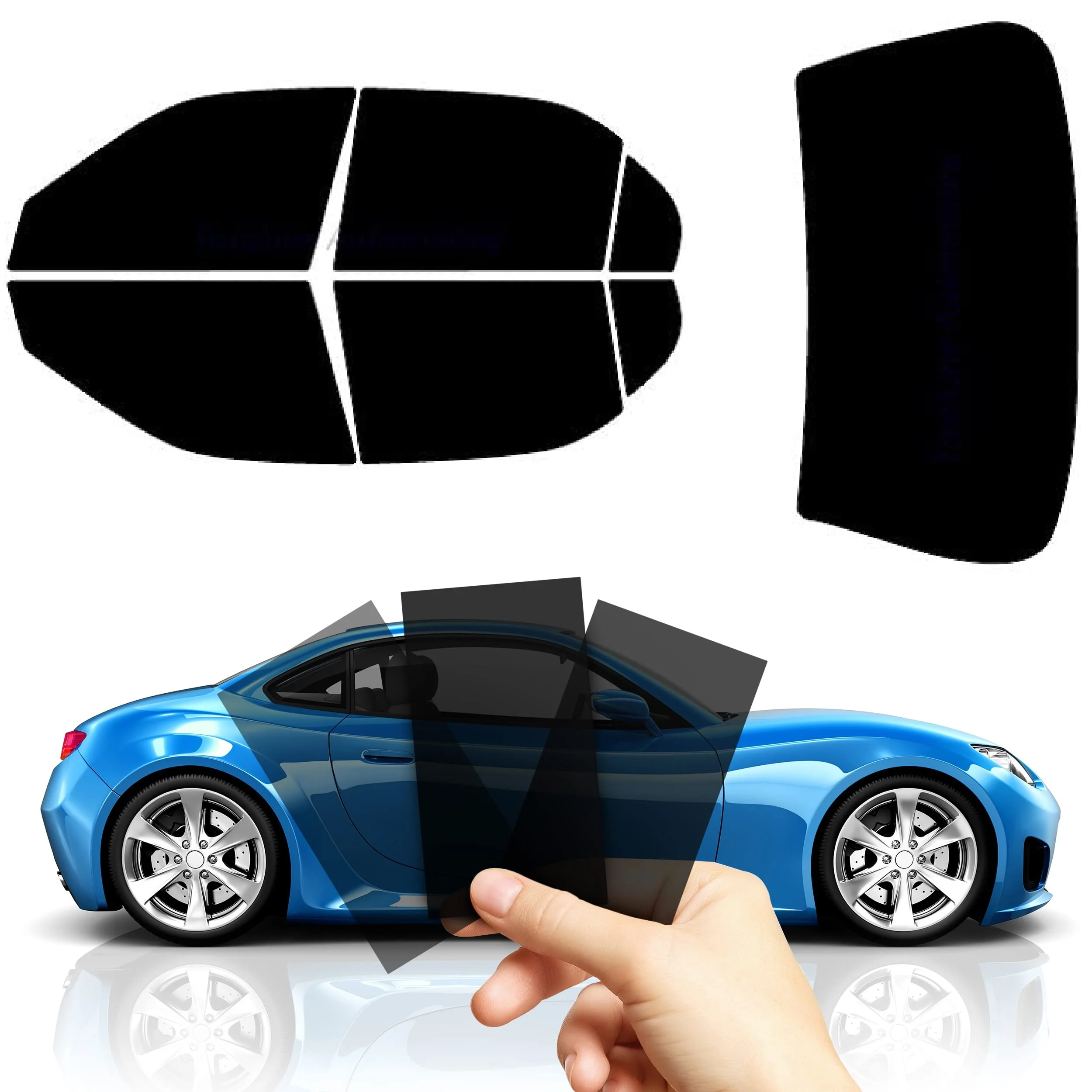 Remove in Seconds DIY Cutting Detachable Tint Film For Car Window 100% UVR Nano Ceramic Removable Window TINT