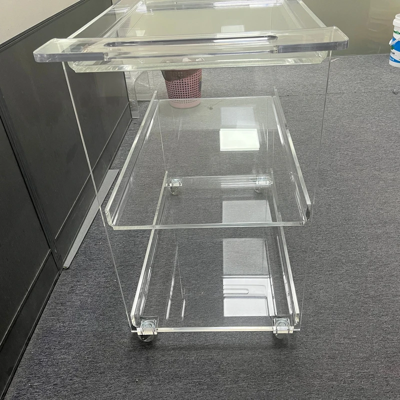 Acrylic coffee table transparency rectangle coffee table
