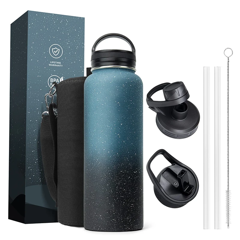 40oz Kids Double Wall Vacuum Insulated Stainless Steel Water Bottle With Custom Logo