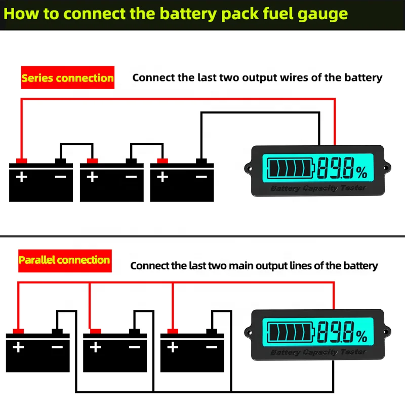 BW-LY6N 12V24V36V48V60V LCD lead acid battery level indicator battery capacity indicator tester electrical instruments