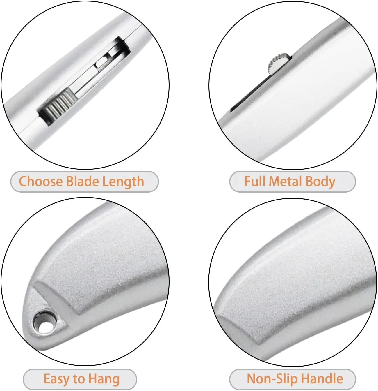 high-carbon steel blade utility knife factory direct sales 18*100mm utility knife