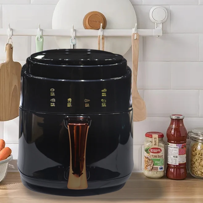 8 л умная фритюрница 6 в 1 черная 1400 Вт здоровая духовка антипригарная многофункциональная