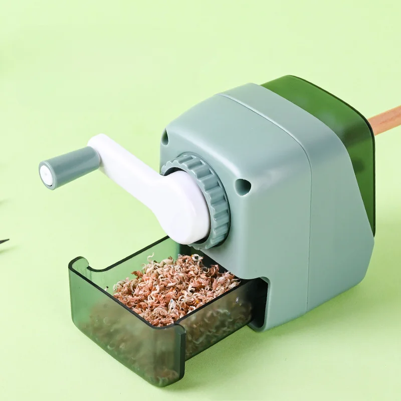Pencil sharpener large diameter thick rod extra thick hole pencil sharpener hand crank cute stationery kawaii products