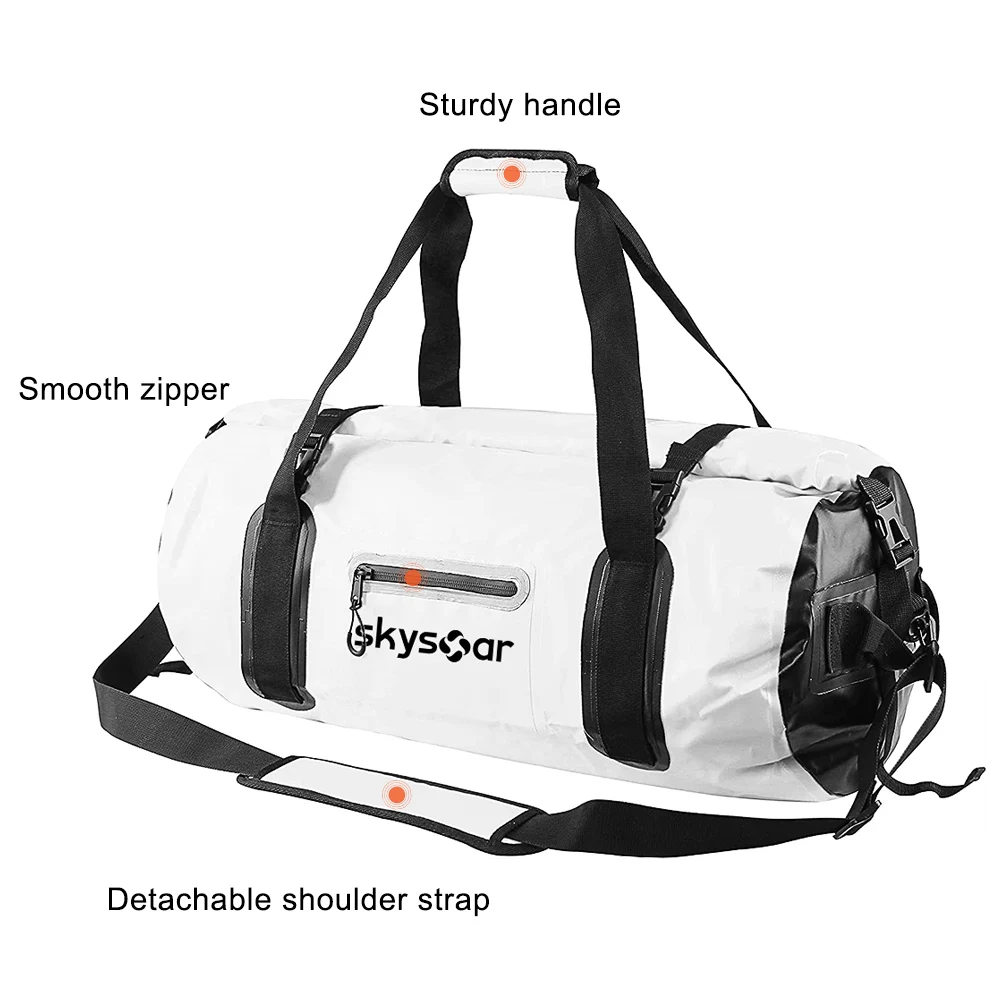 Manufacturer 40L Waterproof Duffel for Outdoor Activities Camping Boating Rafting Fishing Portable Dry Backpack