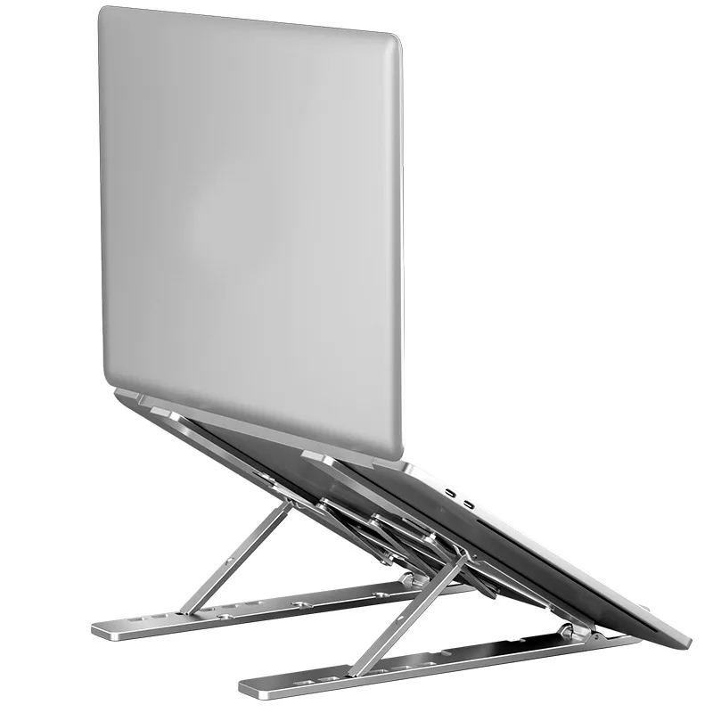 Ls501 6-angles Adjustable Notebook Stand Aluminum Oxidation Process Portable Laptop Stand