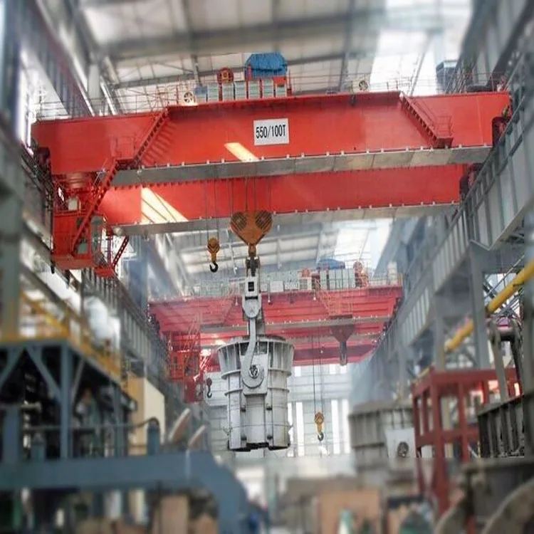 New 80t Waste Grab Cranes Bridge Crane with High Efficiency Motor Gear Pump PLC-for Waste and Refuse Management