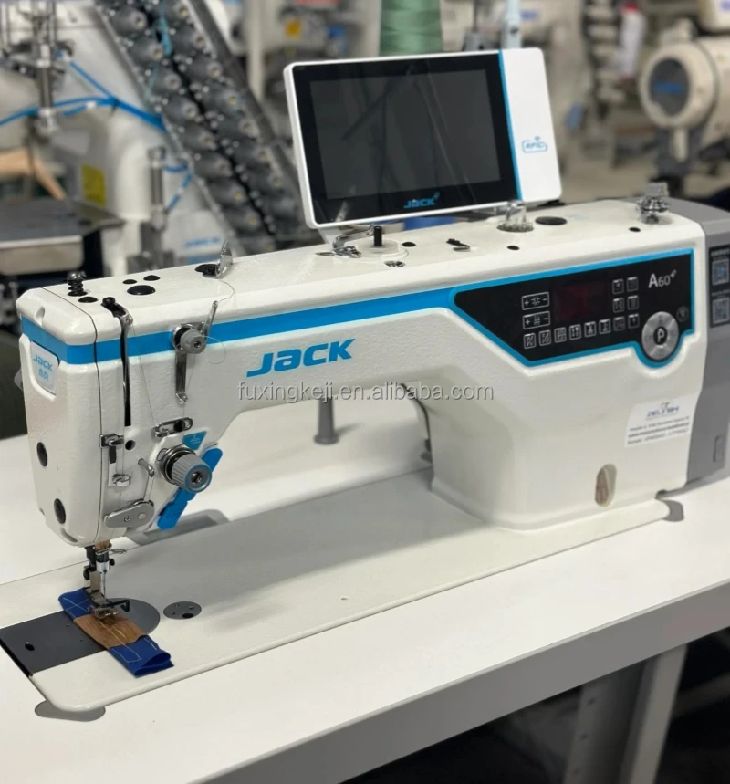 Jack A60 Интеллектуальная машина для шитья компьютеризированная Промышленная швейная с автоматическим триммером