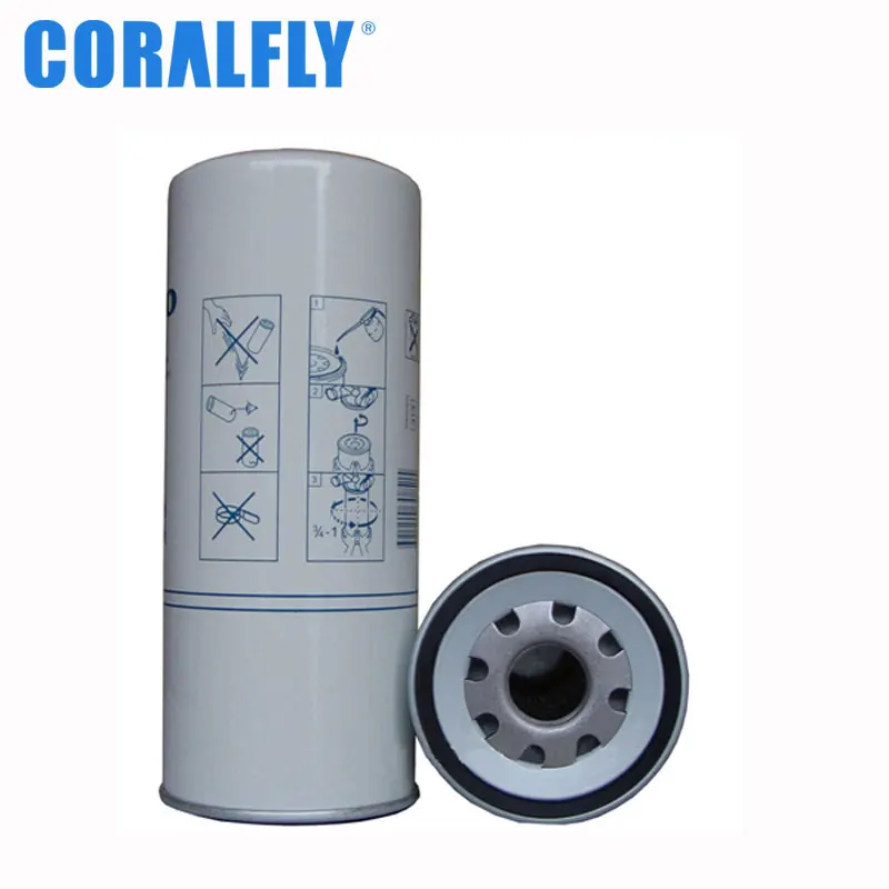 CORALFLY OEM Excavator Parts filtro p553000 Oil Filter heavy duty lube spin filter lf3639 p553000