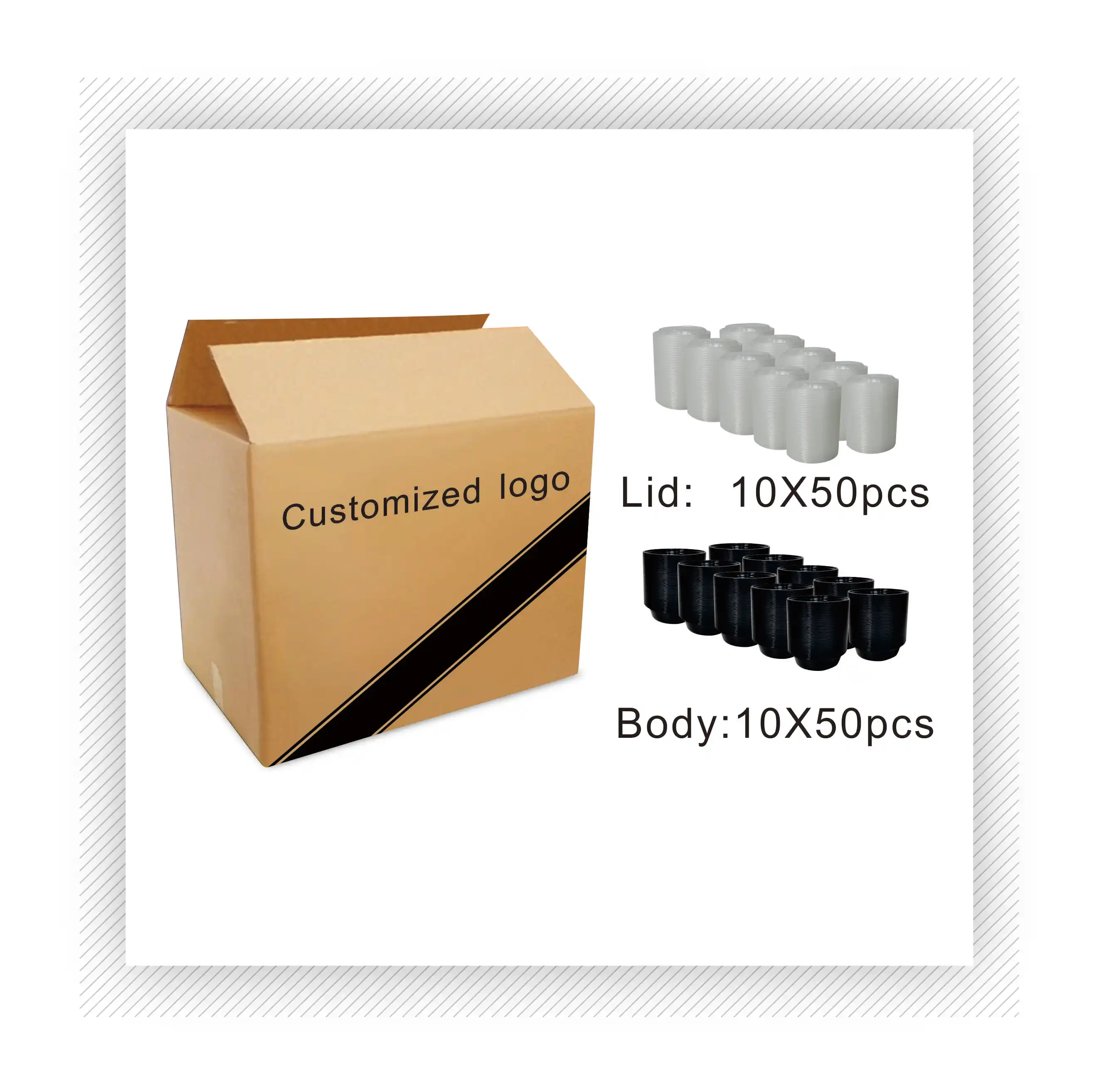 Yiqiang Factory Price Disposable 2 Compartment 3 CompartmentPlastic Take Away Bento Lunch Box Food Container