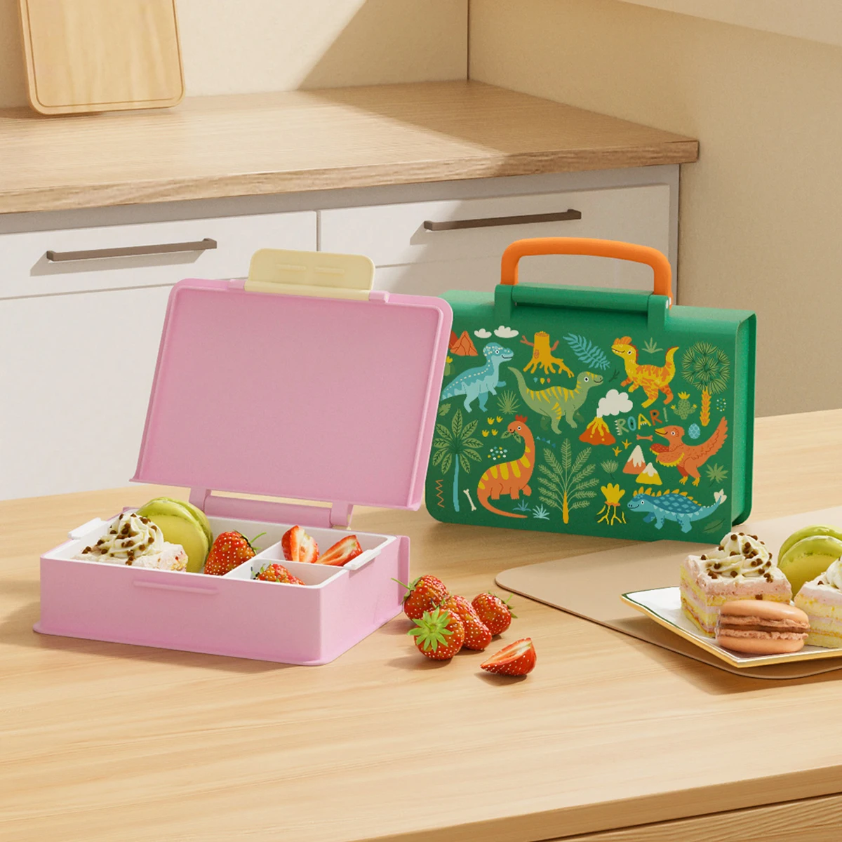 Cute Kids Bento Lunch Box With Water Bottle And Lunch Bag Sets Bpa Free Lunch Box Kids