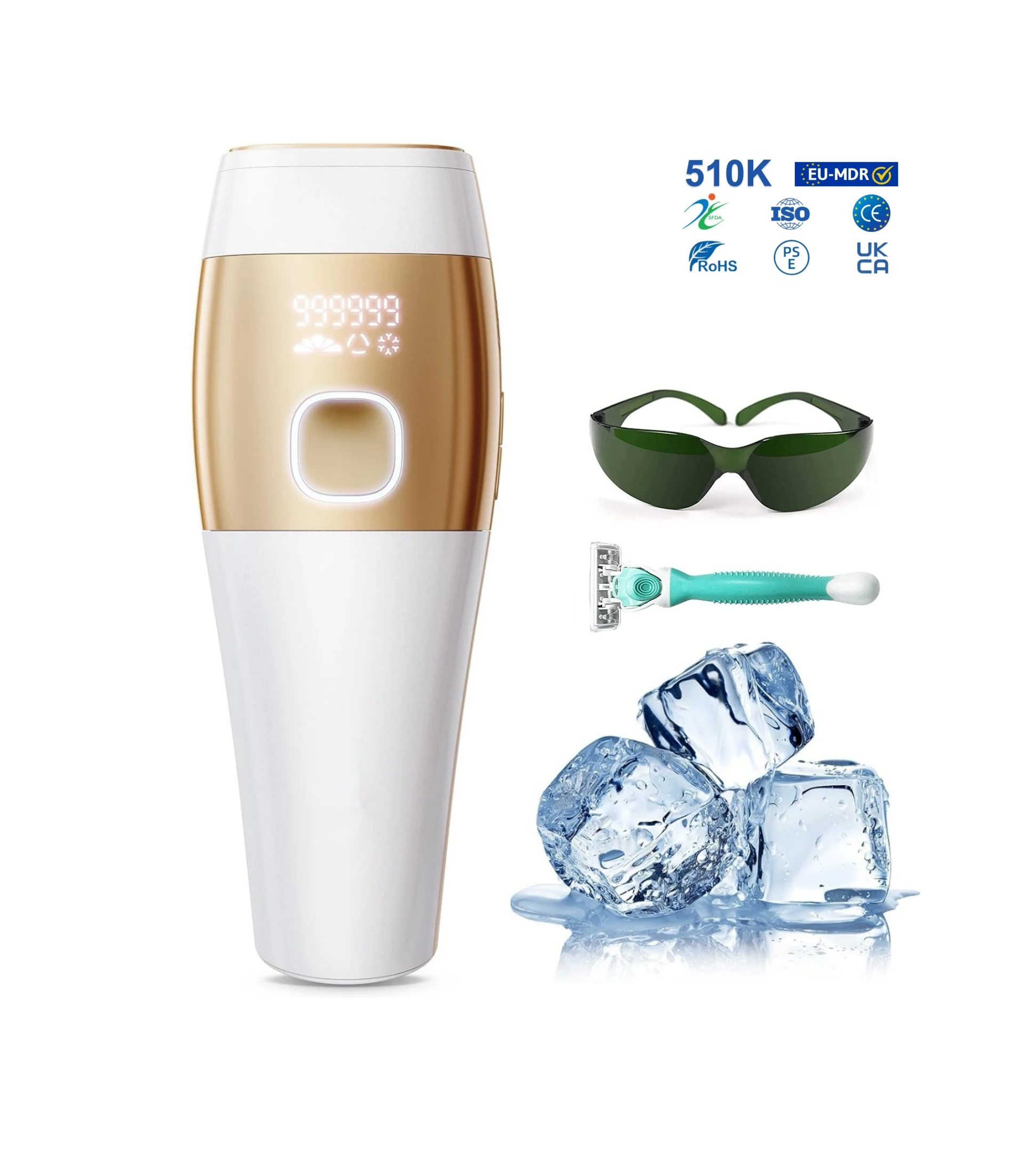 510K Mini IPL Hair Removal Best Epilator Depilation Ipl Light Hair Removal Machine Body Portable Small Face Handset Depilator