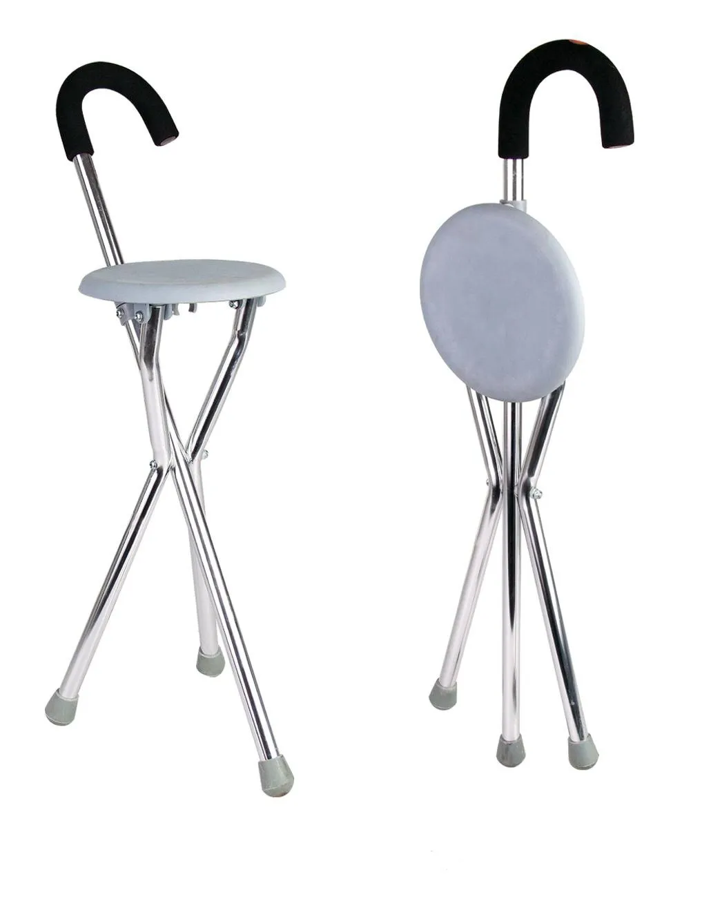 medic disabled elderly forearm axillari folding retractable underarm walking crutch for arm hand with built seat crutches canes