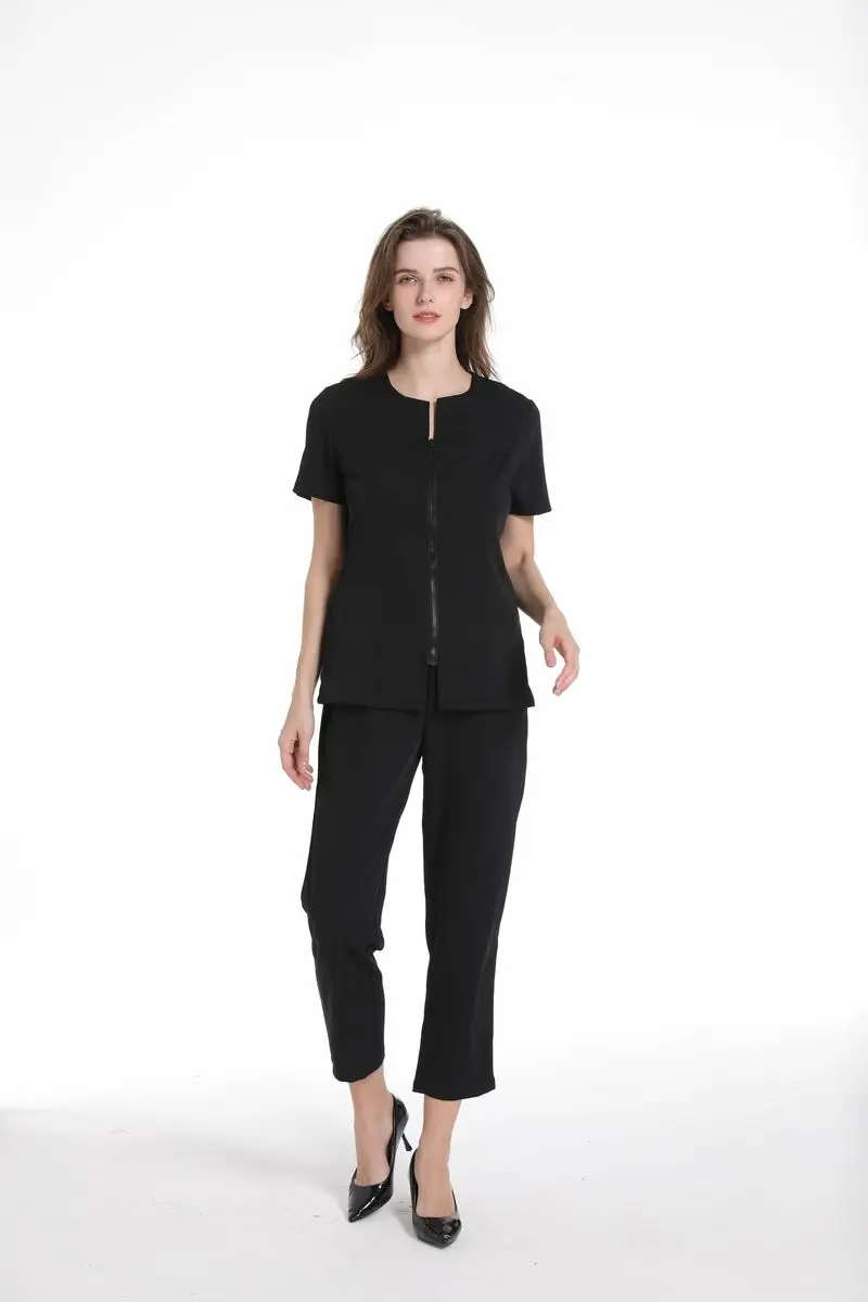 Factory direct sales can customize the size of beauty salon uniforms, and foot massage shop hotel uniforms are used for hotels
