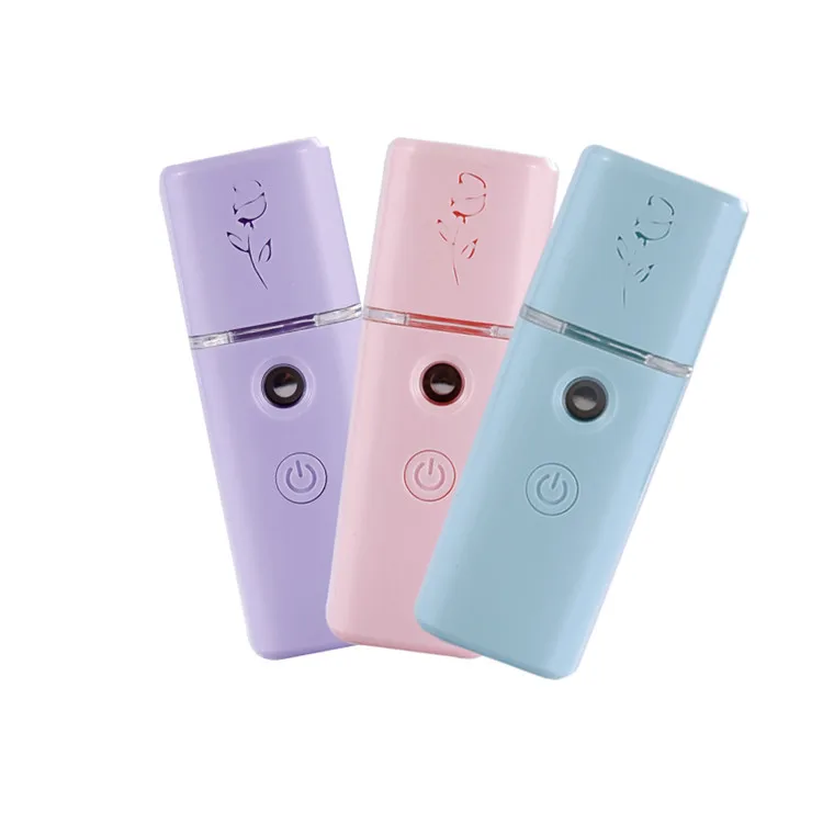 
2021 New Mini Portable Handheld Face Steamer Hydrogen Water Nano Facial Mist Sprayer 