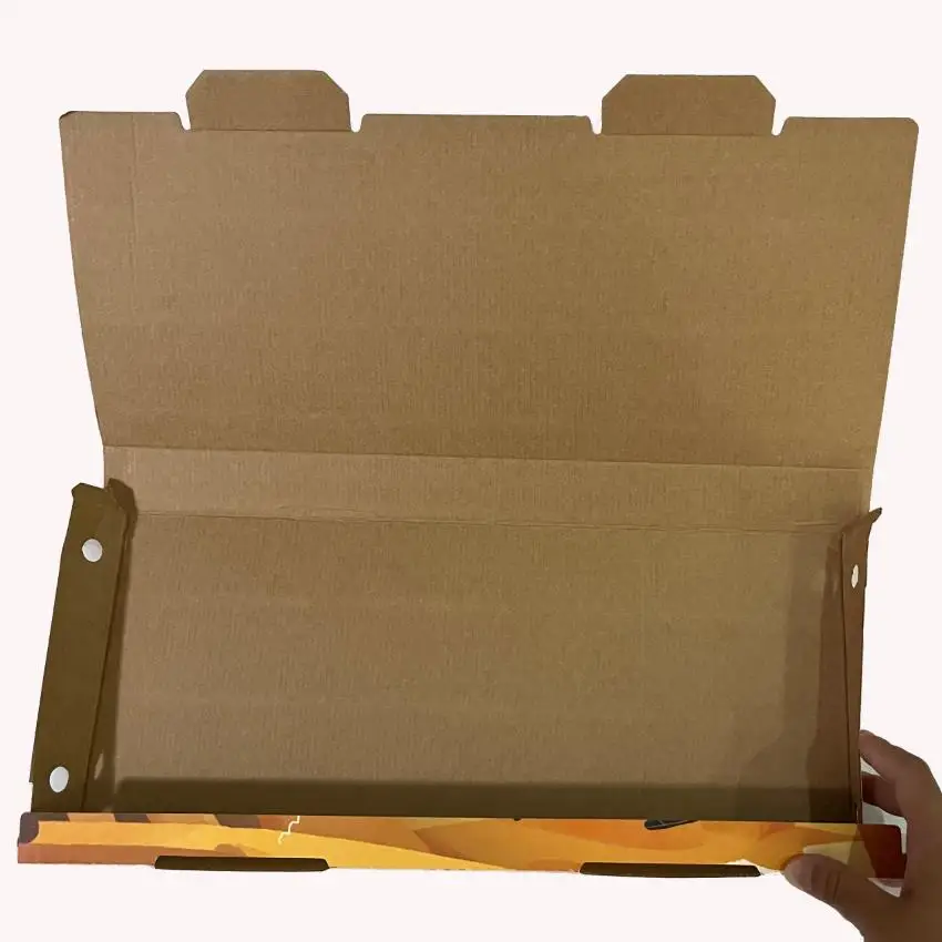 Недорогая сделанная на заказ большая белая прямоугольная бумажная коробка для упаковки рыбы чипсов и пиццы