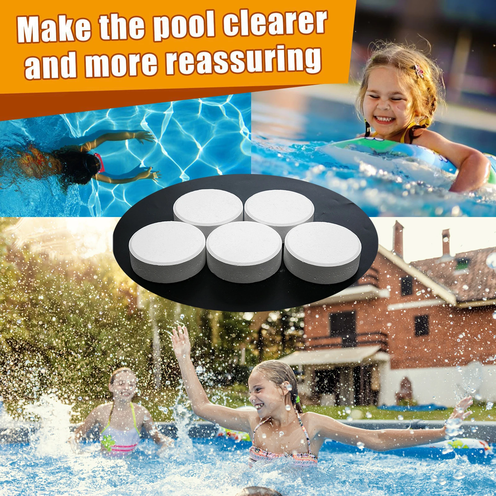pool chlorine tablets manufacturer chlorine 90% 3chlorine tablets