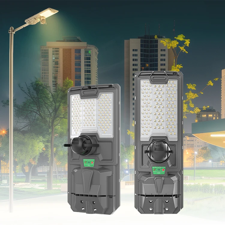 High Quality Energy Saving 300w 500w Street Light Wifi Camera Outdoor Smart Solar Power Streetlight