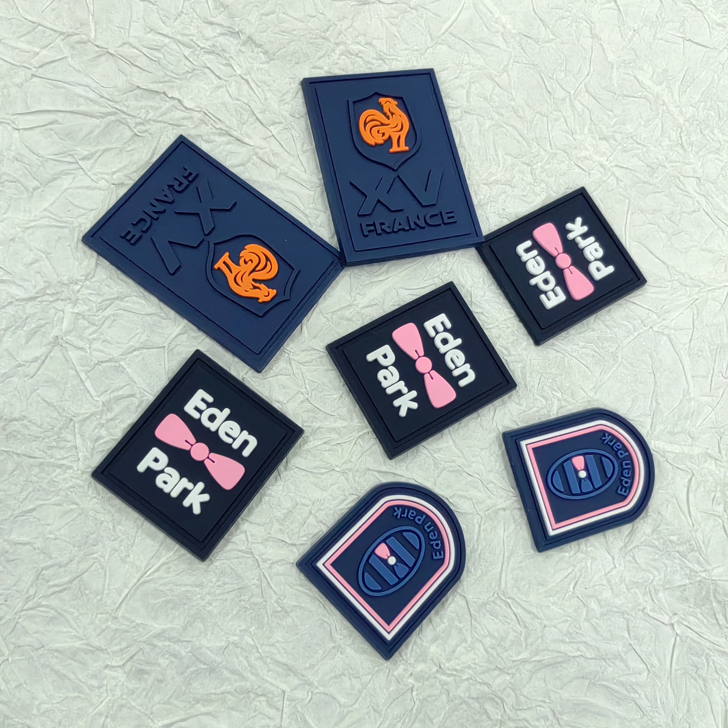Environmentally friendly design, customized logo, silicone PVC3D soft rubber patch