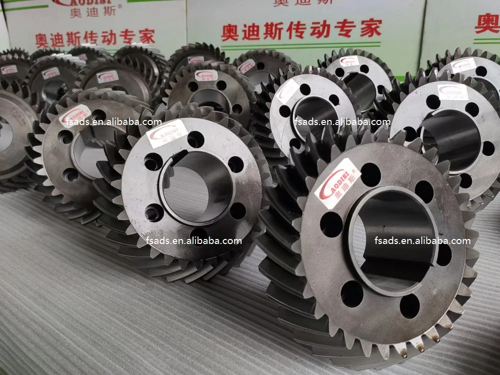 1109.2023 aodisi custom grinding teeth spiral bevel gear factory 7m