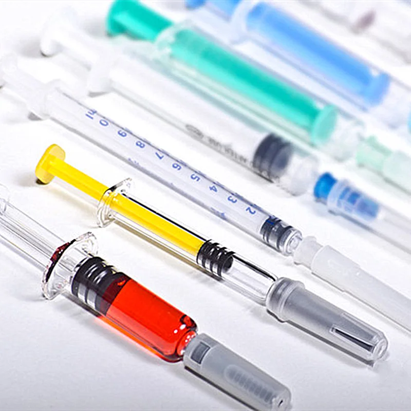 ORIENTMED Custom Color Prefilled Syringe 1ml Glass Cart Filling Disposable Syringes Oil Glass Syringe