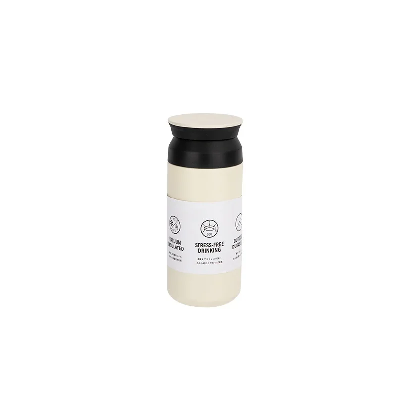 Outdoor 350ml Portable Tumbler 304 Stainless Steel Japanese Coffee Cup with Lid Smart Digital Vacuum Flask Office Kitchen Use